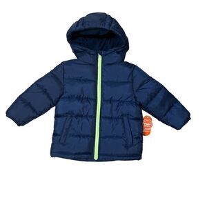 Hooded Bubble Jacket for Baby and Toddler Boys from Wonder Nation Size 3T